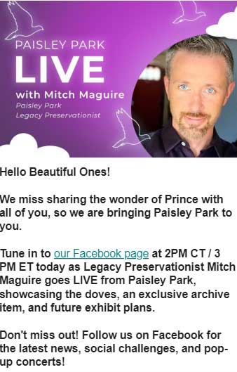 Paisleypark Live